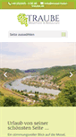 Mobile Screenshot of mosel-hotel-traube.de